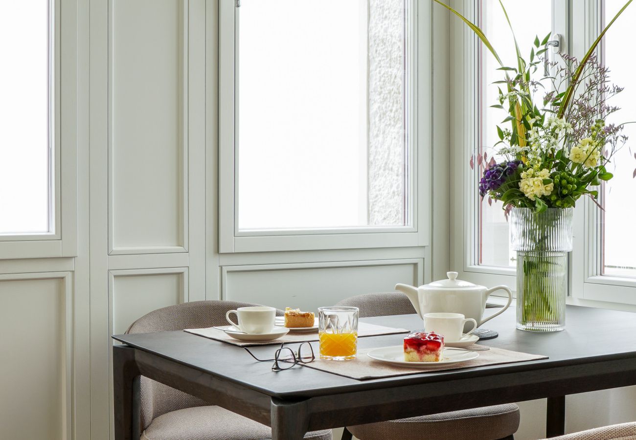 Apartment in Heringsdorf - Villa Seeblick - Suite Ciel & Mer mit Wintergarten