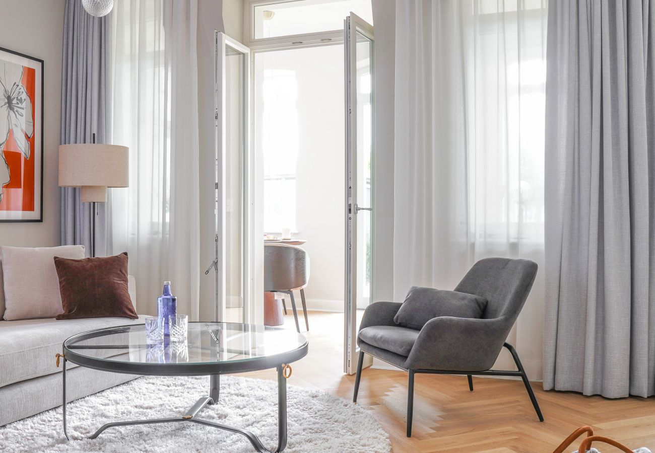 Apartment in Heringsdorf - Villa Seeblick - Suite Terre & Mer mit Terrasse zu