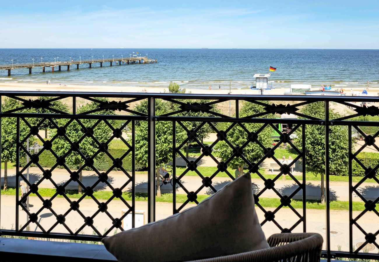Ferienwohnung in Heringsdorf - Villa Seeblick - Suite Ciel & Mer mit Balkon