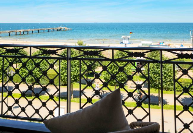 Ferienwohnung in Heringsdorf - Villa Seeblick - Suite Pleine Mer mit Balkon