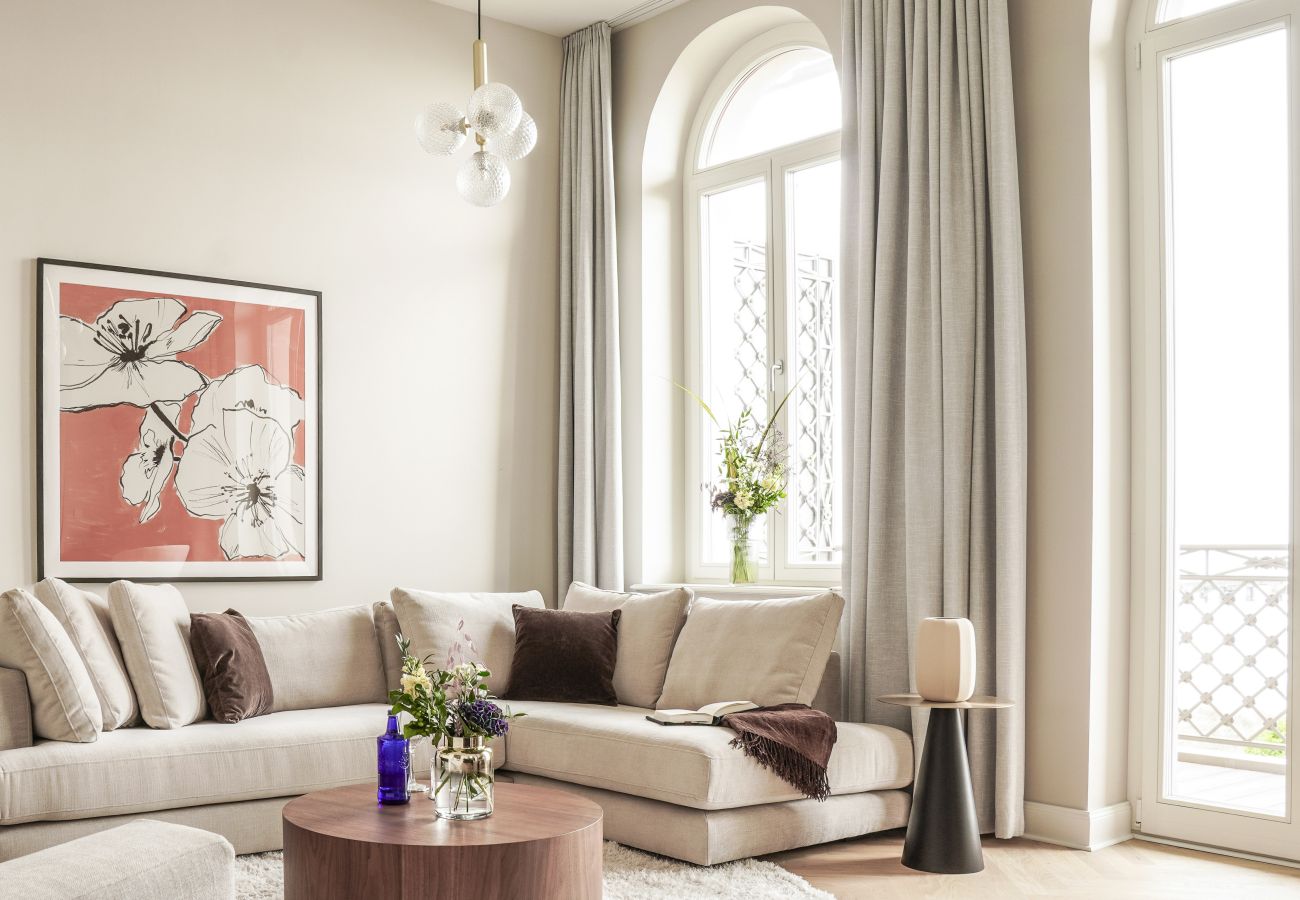 Ferienwohnung in Heringsdorf - Villa Seeblick - Suite Pleine Mer mit Wintergarten
