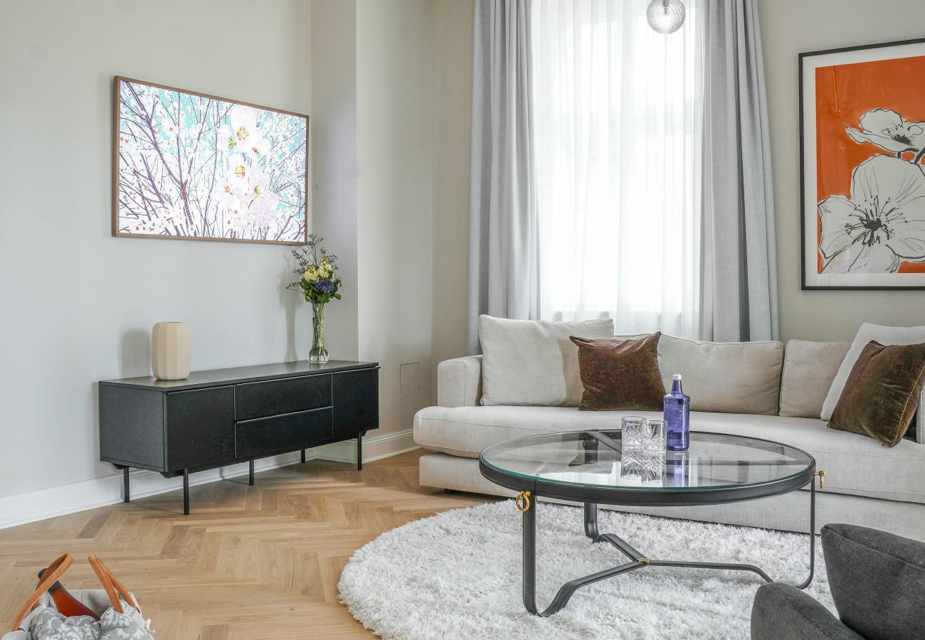 Ferienwohnung in Heringsdorf - Villa Seeblick - Suite Terre & Mer mit Terrasse zu